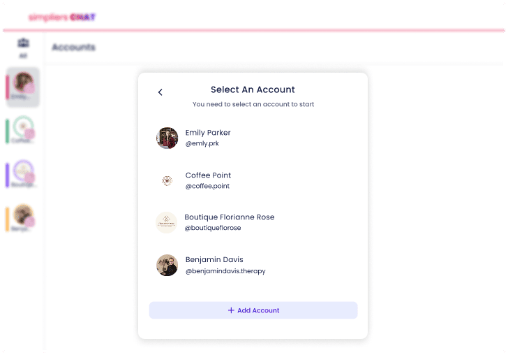 Multiple Accounts Management